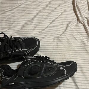 Dior Men's Black and Gray Sneakers